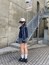 two point nylon pullover