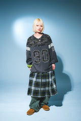 90個編號曲棍球L/S襯衫