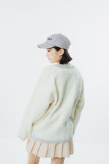 Bicolor Shaggy Knit
