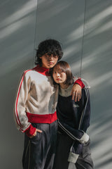 the inner peace knit track jacket