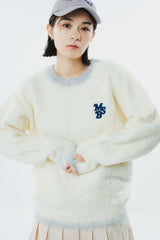 Bicolor Shaggy Knit