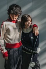 the inner peace knit track jacket