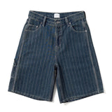 BU STRIPE DENIM SHORTS