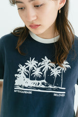 MSB palm tree print tee