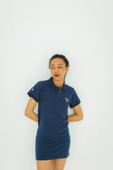 MSB 패치 로고 폴로 드레스