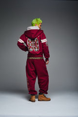 Numbering Check Zip Hoodie