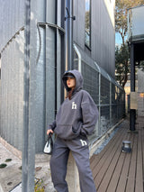 H flower logo hoodie setup