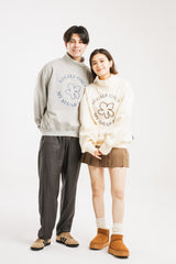 circle logo sweatshirt turtleneck