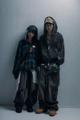 Heisei Logo Buggy Ballon Denim Pants