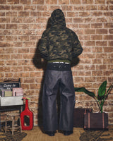 Boxing Glove Waffle Double Zip Hoodie