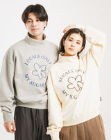 circle logo sweatshirt turtleneck