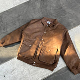 Tagging Logo Vintage Leather Jacket
