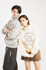 circle logo sweatshirt turtleneck