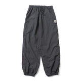 N logo side-zip nylon pants
