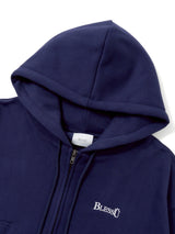 BU SMALL OG LOGO FULL ZIP HOODIE