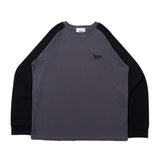 universal logo raglan ls tee
