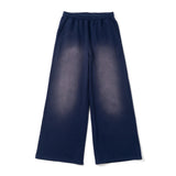 over dye universal logo wide sweat pants