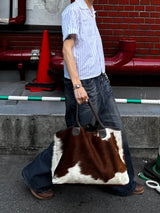 Striped open collar shirt