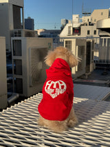 heart logo hoodie( for pets)