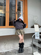 Leopard 2way blouson