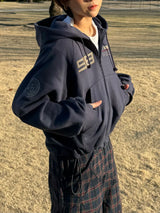 兩點拉鏈連帽衫