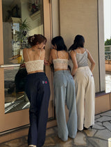 slim straight denim