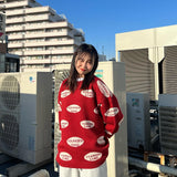 圓徽標jacquard編織