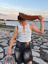 random heart tank top