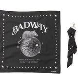 BADWAY bandana key ring