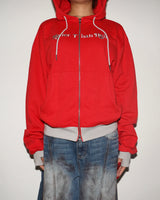 BICOLOR HEART LOGO HOODIE