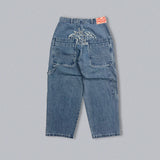 皇冠徽標牛仔褲