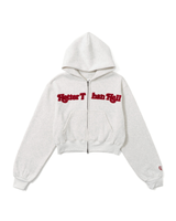 sagara heart logo zip hoodie