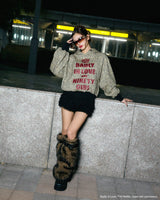 【090girl×拉芙高等】Gothic Logo Eyelet 連帽上衣