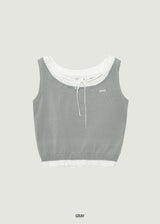 LEAF SLEEVELESS