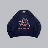 손 그리기 통치자 니트