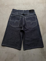 Selvedge Check Flap Buggy Jorts
