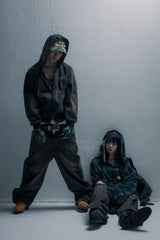 Heisei Logo Buggy Ballon Denim Pants