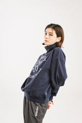 circle logo sweatshirt turtleneck