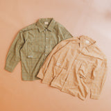 over big pocket check shirt