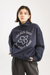 circle logo sweatshirt turtleneck