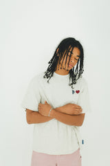 MSB 하트 패치 로고 티