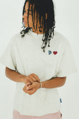 MSB 하트 패치 로고 티