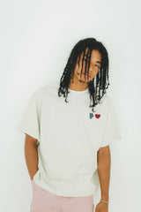 MSB 하트 패치 로고 티