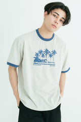 MSB palm tree print tee