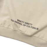 9090 OG徽標緞面Crewneck汗水(輕)