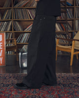 웨스턴 배기 스트라이프 슬랙스