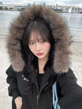 OE logo far zip hoodie