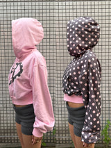 H HEART REVERSIBLE ZIP HOODIE