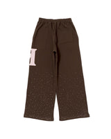 H HEART RHINESTONE SWEAT PANTS