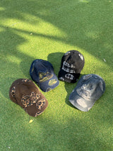 yung logo patchwork cap